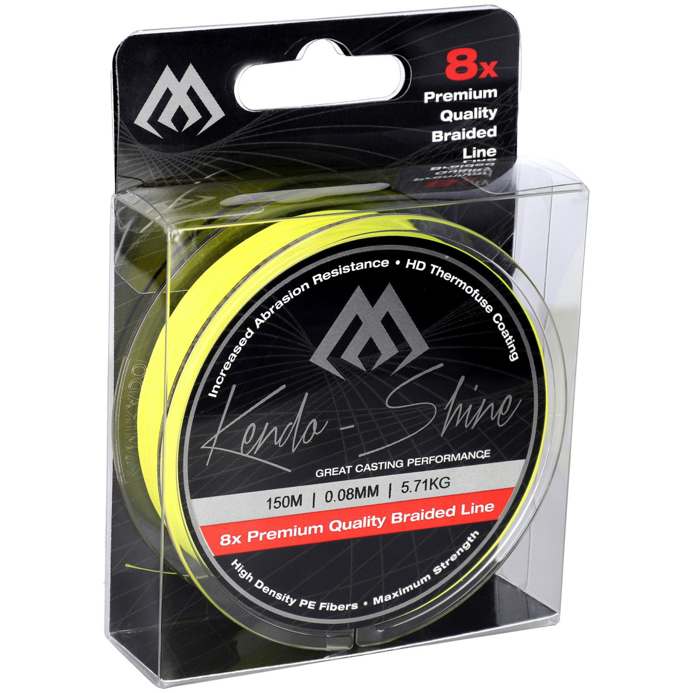 MIKADO PLECIONKA - KENDO SHINE - 0.12mm/9.62kg/150m - FLUO ŻÓŁTA - op.1szp. - Centrum wędkarskie - Sklep wędkarski Jarofishing MIKADO PLECIONKA - KENDO SHINE - 0.12mm/9.62kg/150m - FLUO ŻÓŁTA - op.1szp. - Centrum wędkarskie - Sklep wędkarski Jarofishing