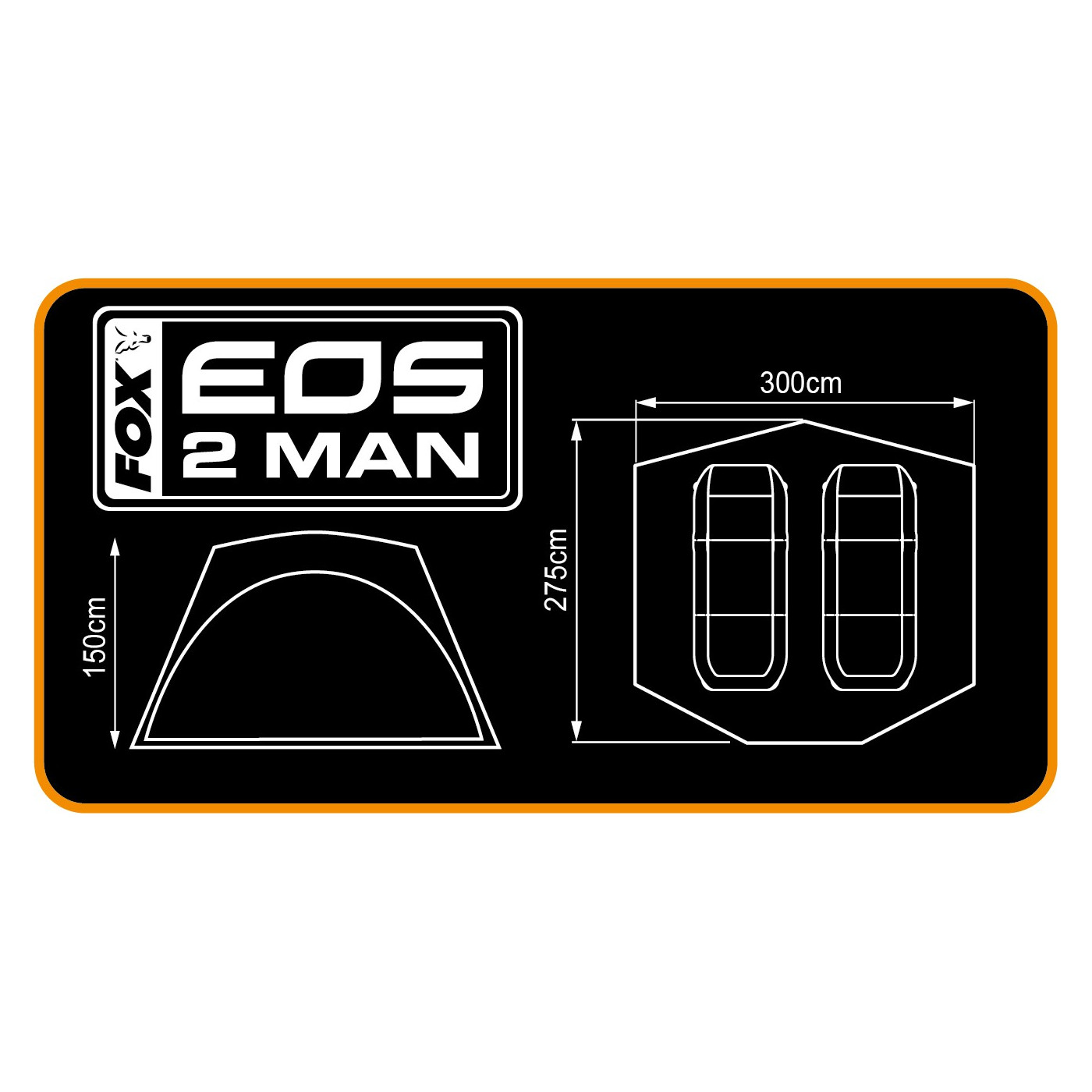 NAMIOT FOX EOS 2-PERSON BIVVY - Centrum wędkarskie - Sklep wędkarski Jarofishing