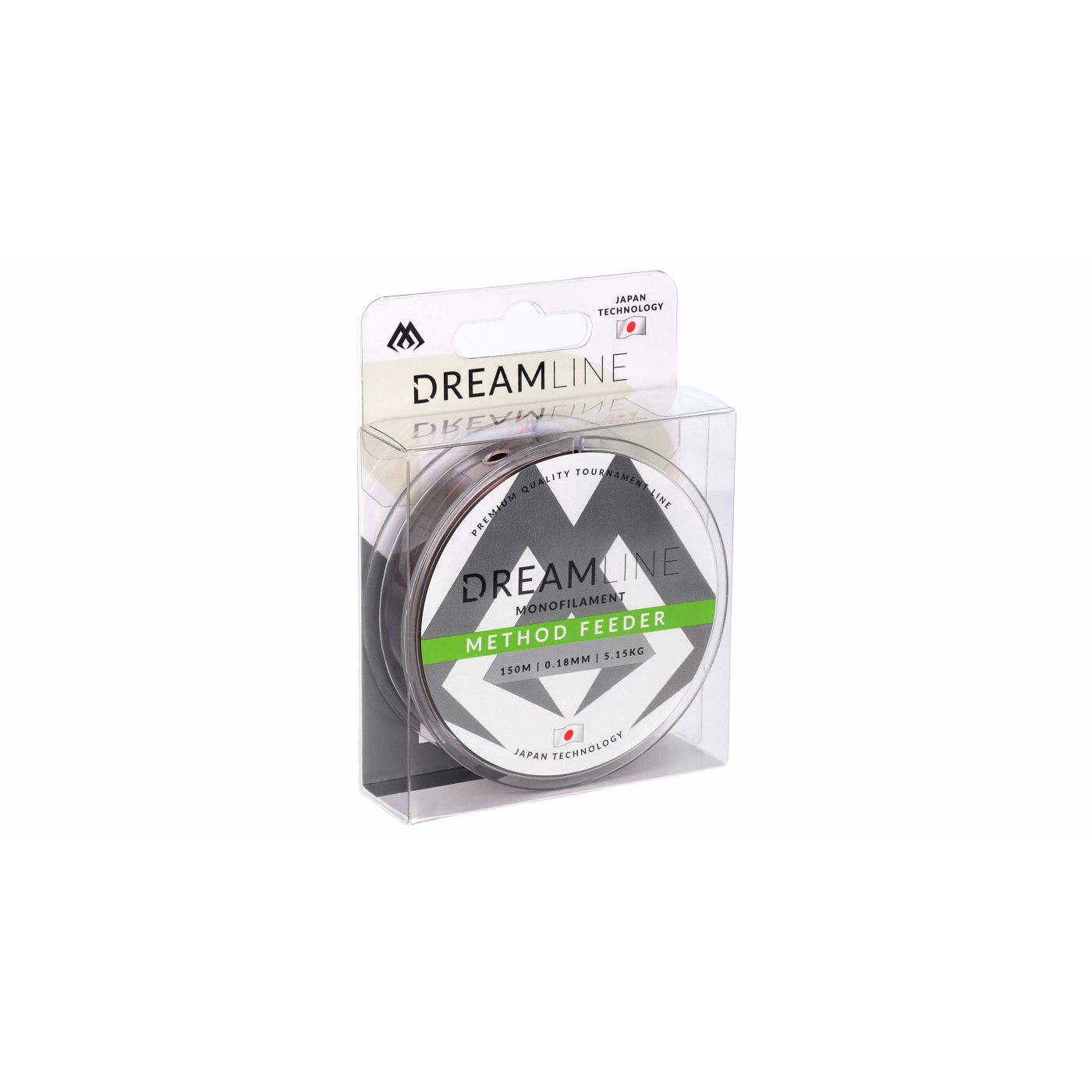 Mikado Żyłka - Dreamline Method Feeder - 0.18mm/5.15kg/150m - CAMO - Centrum wędkarskie - Sklep wędkarski Jarofishing