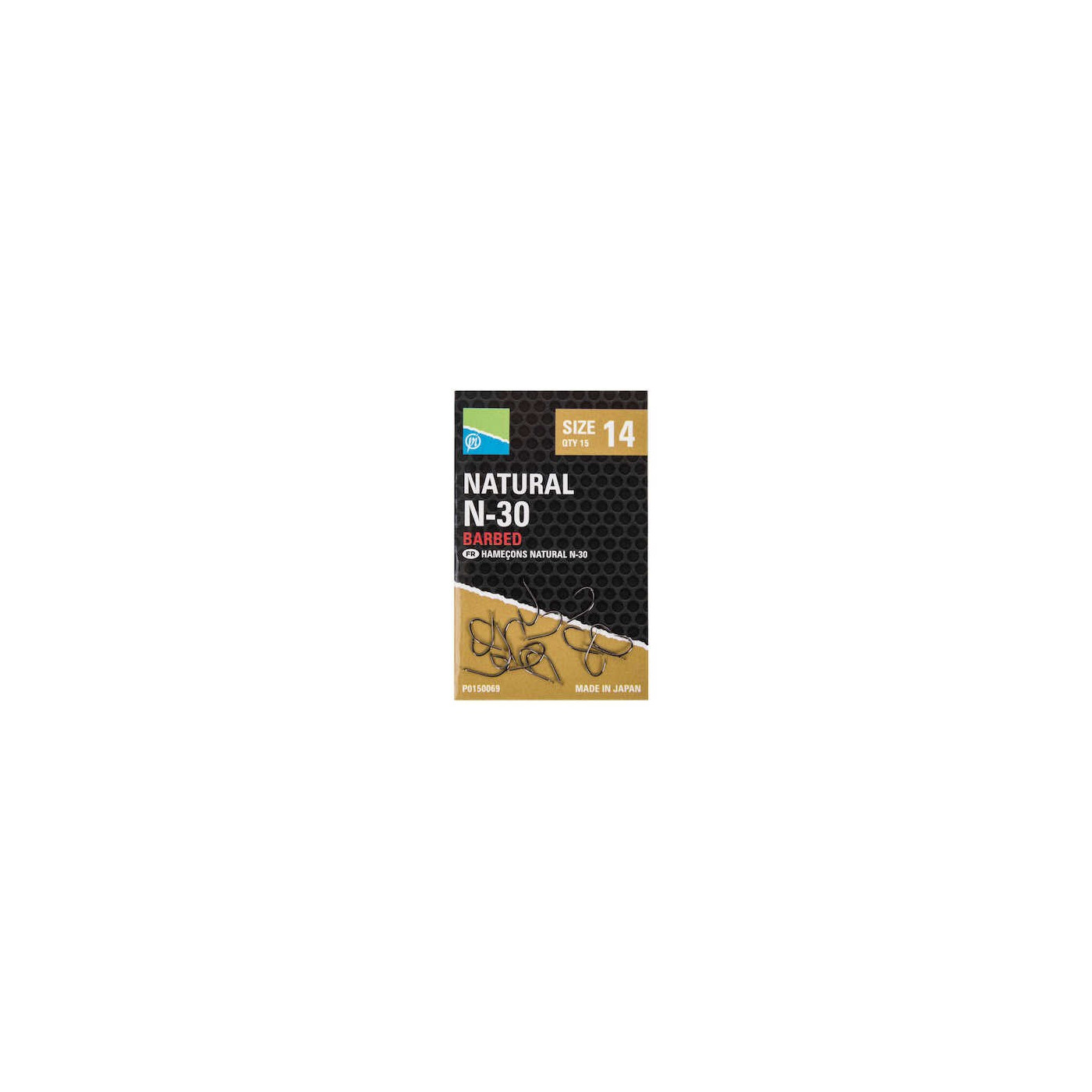 Haczyki Preston Natural N-30 Hooks - roz.18 - Centrum wędkarskie - Sklep wędkarski Jarofishing