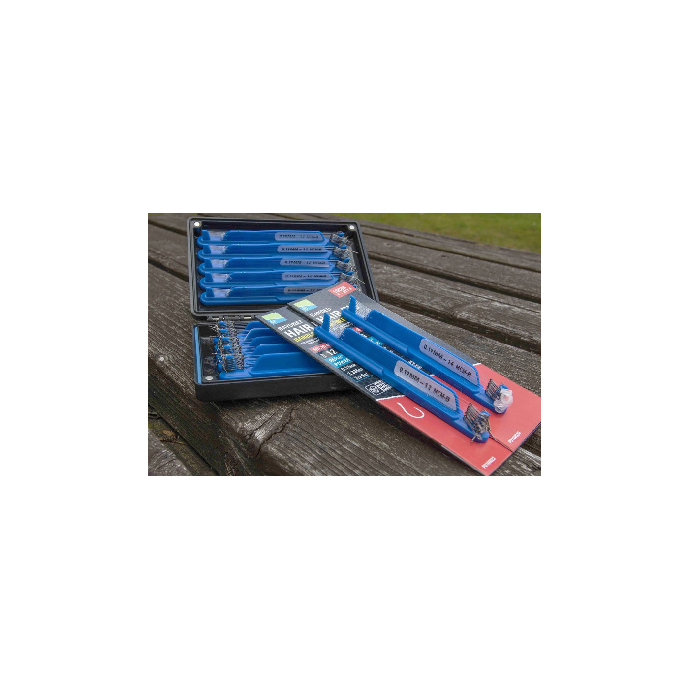 Przypony Preston MCM-B Mag Store Hair Rigs - 4" / BAYONET / roz.12 - Centrum wędkarskie - Sklep wędkarski Jarofishing
