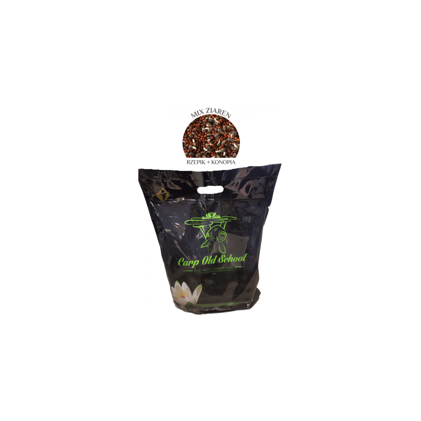 CARP OLD SCHOOL MIX ZIAREN KONOPIE + RZEPIK scopex 1kg - Centrum wędkarskie - Sklep wędkarski Jarofishing