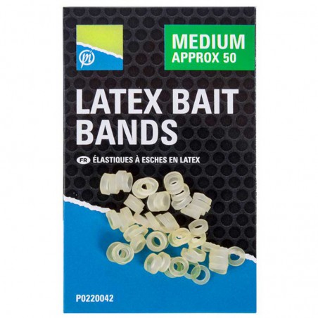 Gumki do pelletu Preston Latex Bait Bands - Medium 6MM