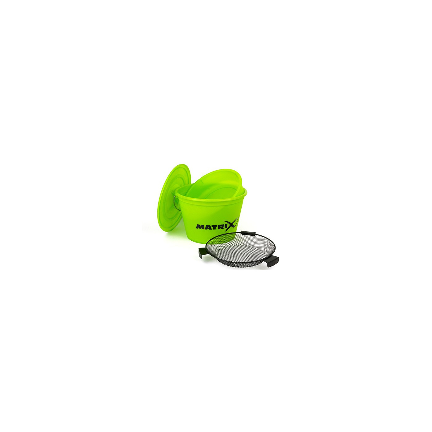 Zestaw Matrix Bucket Set Lime Wiadro z pokrywą + miska + sito 4mm - Centrum wędkarskie - Sklep wędkarski Jarofishing Zestaw Matrix Bucket Set Lime Wiadro z pokrywą + miska + sito 4mm - Centrum wędkarskie - Sklep wędkarski Jarofishing