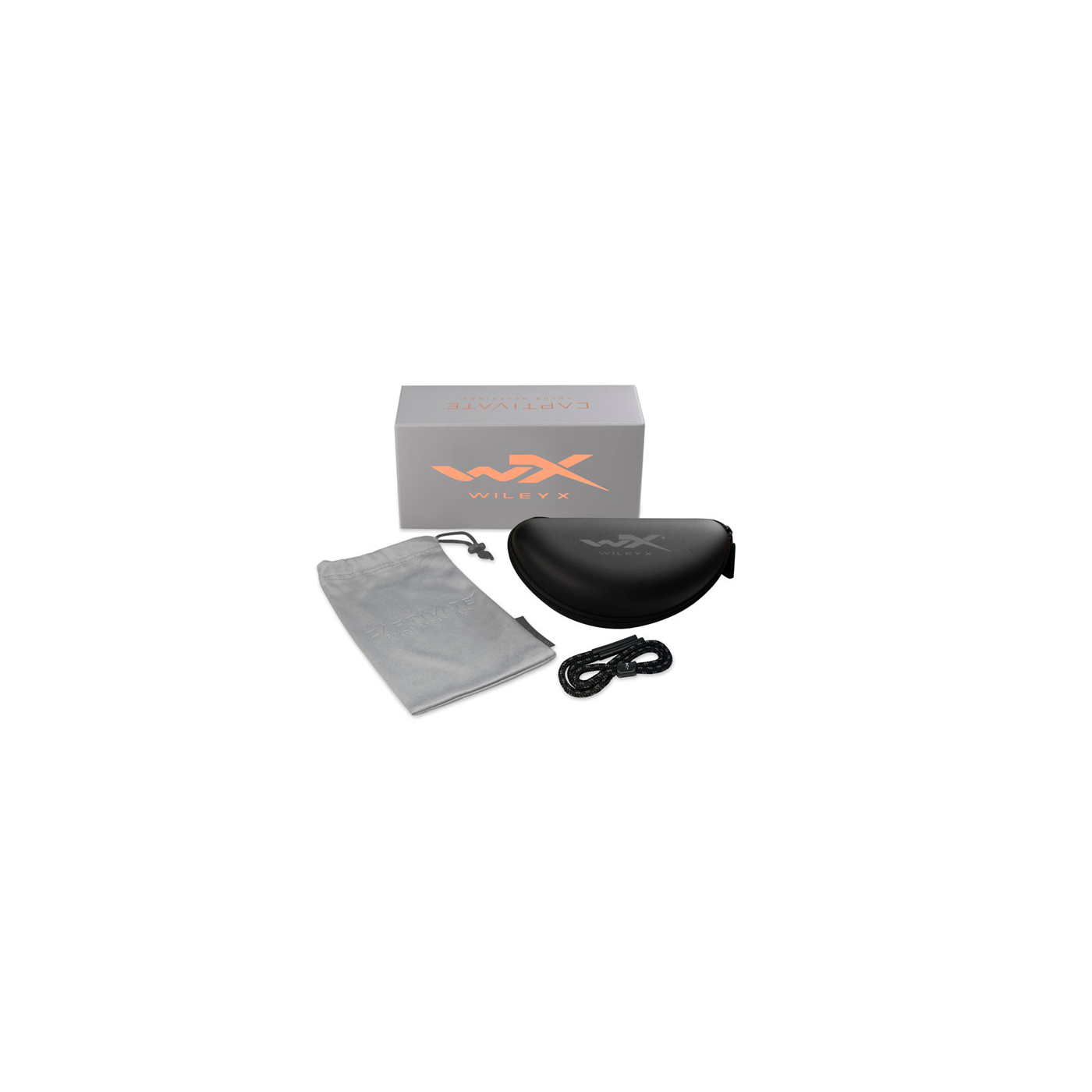WILEY X OKULARY OMEGA CaptivateTM Polarized Smoke Grey Matte Black Frame - Centrum wędkarskie - Sklep wędkarski Jarofishing