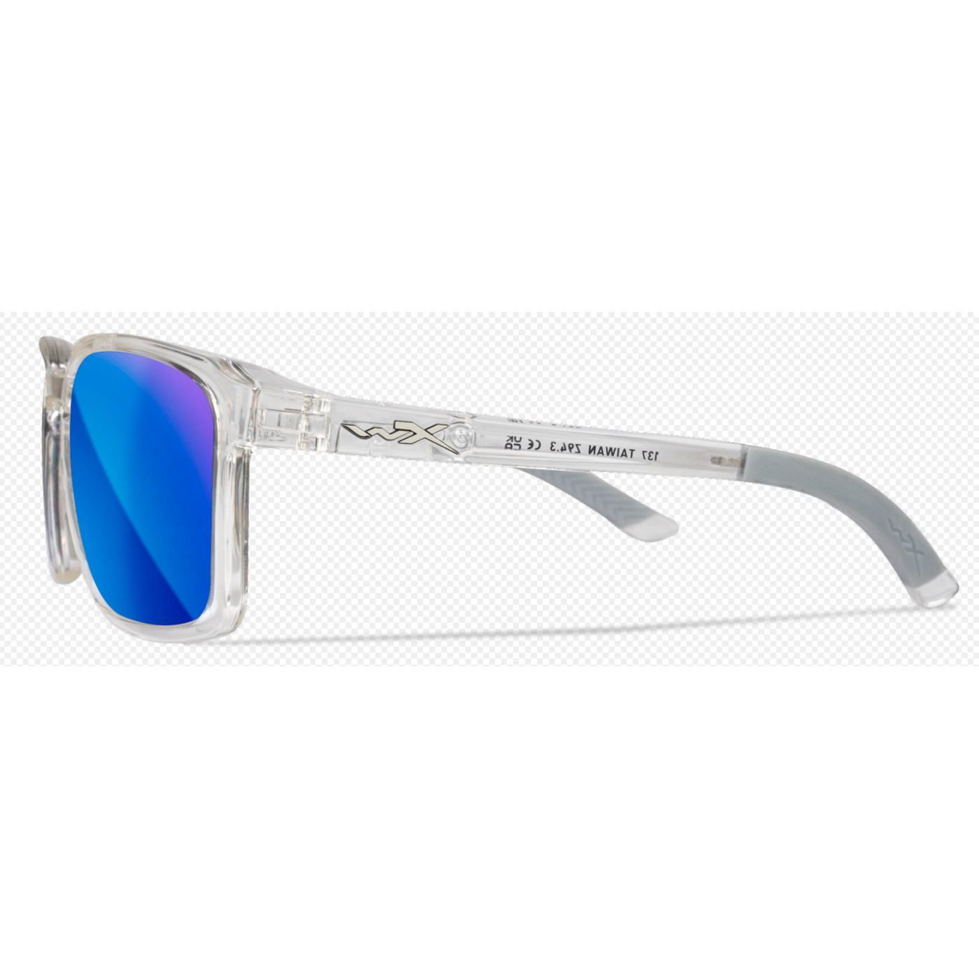 WILEY X OKULARY ALFA CaptivateTM Polarized Blue Mirror Gloss Clear Crystal Frame - Centrum wędkarskie - Sklep wędkarski Jarofish WILEY X OKULARY ALFA CaptivateTM Polarized Blue Mirror Gloss Clear Crystal Frame - Centrum wędkarskie - Sklep wędkarski Jarofish