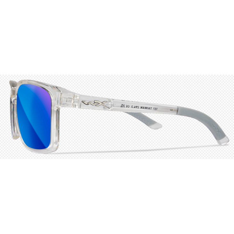 WILEY X OKULARY ALFA CaptivateTM Polarized Blue Mirror Gloss Clear Crystal Frame - Centrum wędkarskie - Sklep wędkarski Jarofish WILEY X OKULARY ALFA CaptivateTM Polarized Blue Mirror Gloss Clear Crystal Frame - Centrum wędkarskie - Sklep wędkarski Jarofish
