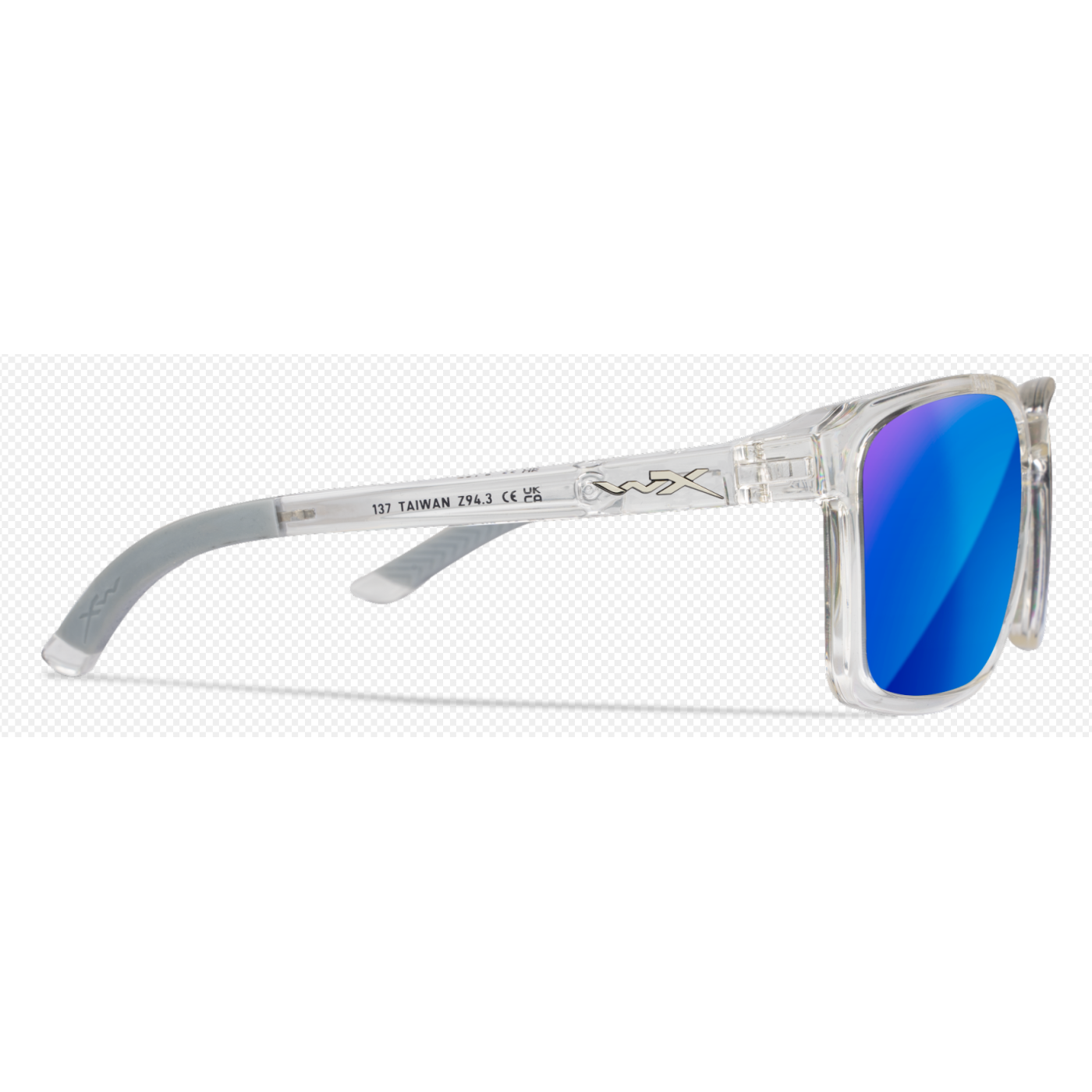 WILEY X OKULARY ALFA CaptivateTM Polarized Blue Mirror Gloss Clear Crystal Frame - Centrum wędkarskie - Sklep wędkarski Jarofish WILEY X OKULARY ALFA CaptivateTM Polarized Blue Mirror Gloss Clear Crystal Frame - Centrum wędkarskie - Sklep wędkarski Jarofish