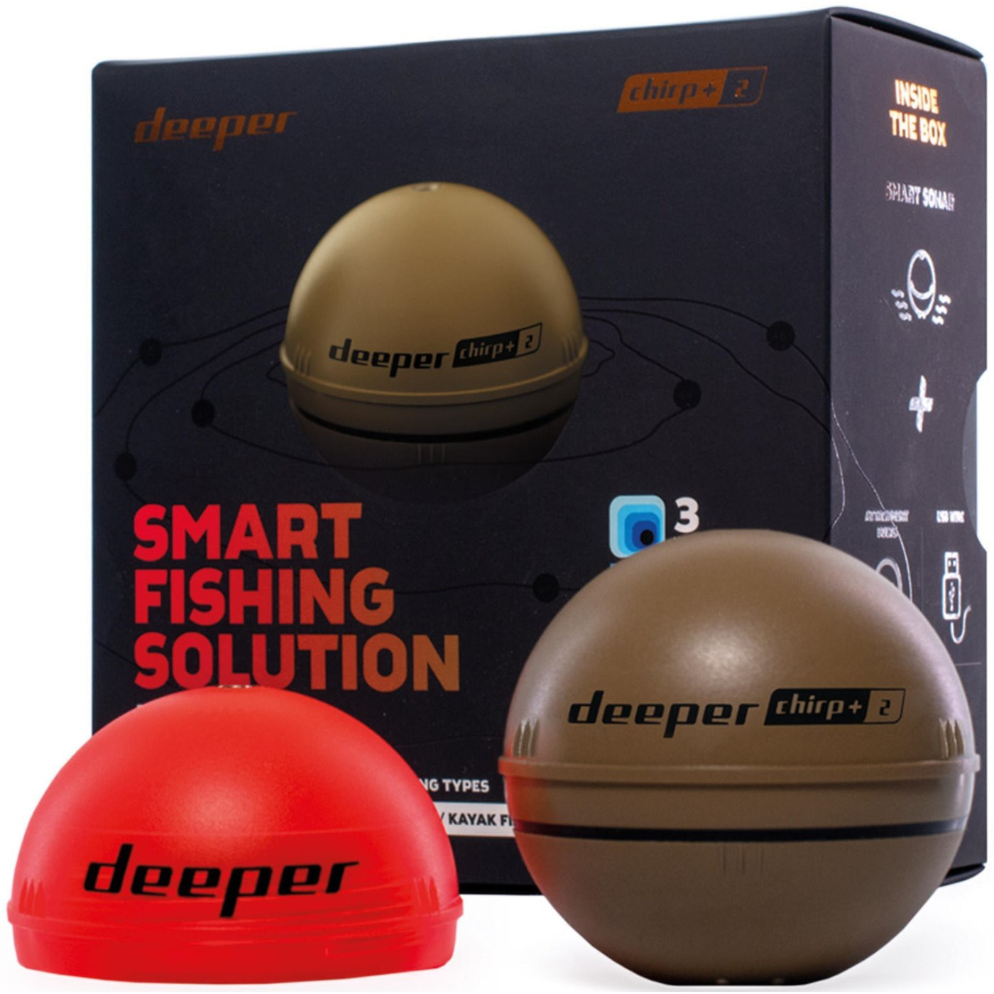 DEEPER ECHOSONDA Smart Sonar CHIRP+ 2 - Centrum wędkarskie - Sklep wędkarski Jarofishing DEEPER ECHOSONDA Smart Sonar CHIRP+ 2 - Centrum wędkarskie - Sklep wędkarski Jarofishing