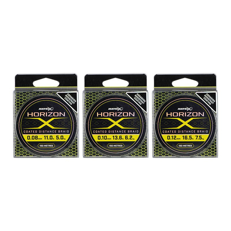 Plecionka Matrix Horizon X Coated Braid 150m - 0.10mm - Centrum wędkarskie - Sklep wędkarski Jarofishing Plecionka Matrix Horizon X Coated Braid 150m - 0.10mm - Centrum wędkarskie - Sklep wędkarski Jarofishing