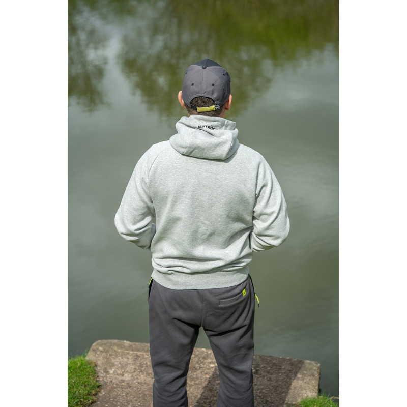 Bluza Matrix Black Edition Full Zip Hoody (Marl Grey / Lime) roz. S - Centrum wędkarskie - Sklep wędkarski Jarofishing