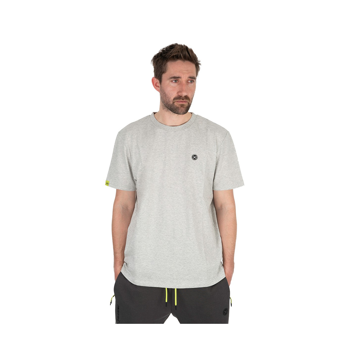 T-Shirt Matrix Large Logo T-shirt (Marl Grey / Lime) - roz. M - Centrum wędkarskie - Sklep wędkarski Jarofishing T-Shirt Matrix Large Logo T-shirt (Marl Grey / Lime) - roz. M - Centrum wędkarskie - Sklep wędkarski Jarofishing