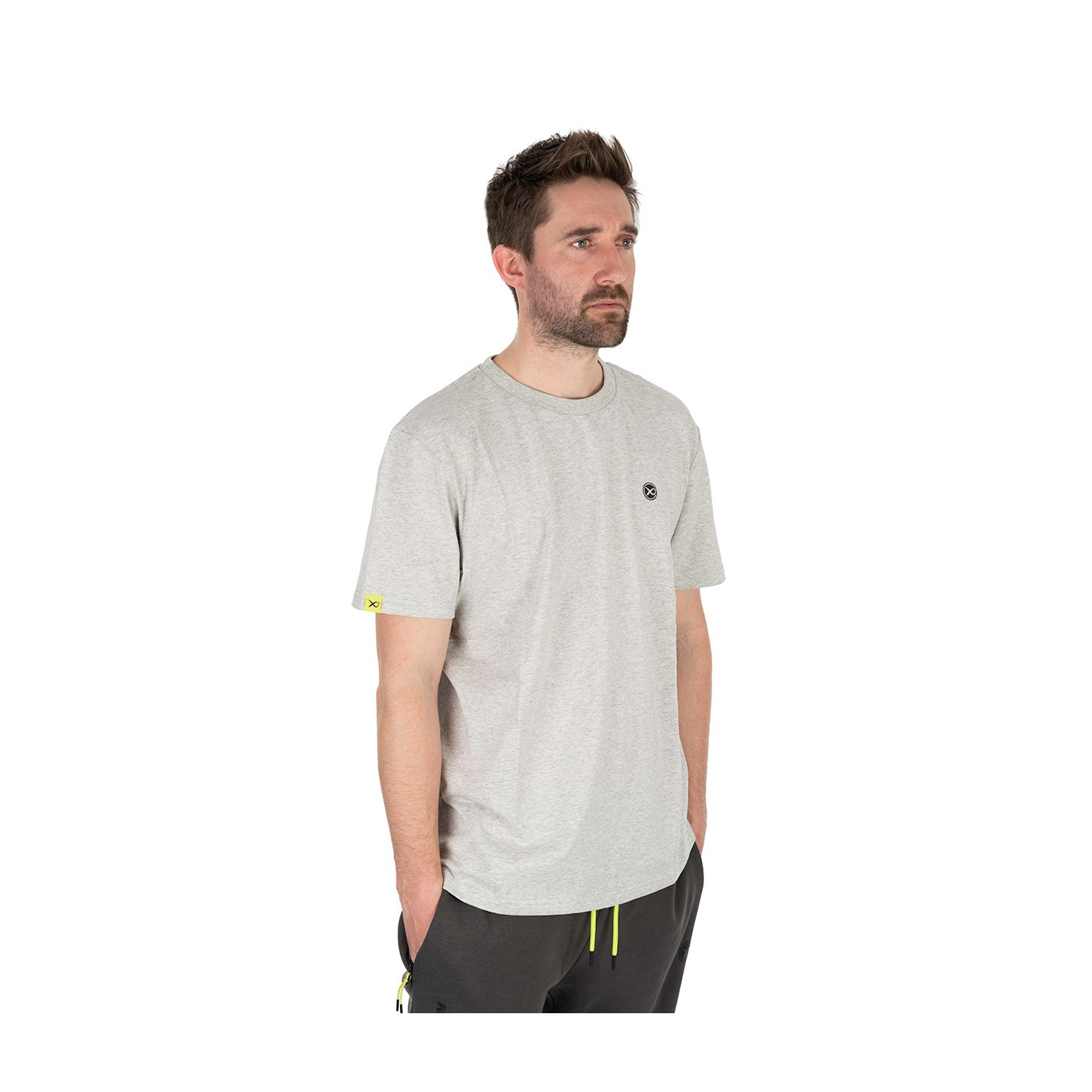 T-Shirt Matrix Large Logo T-shirt (Marl Grey / Lime) - roz. XL - Centrum wędkarskie - Sklep wędkarski Jarofishing T-Shirt Matrix Large Logo T-shirt (Marl Grey / Lime) - roz. XL - Centrum wędkarskie - Sklep wędkarski Jarofishing