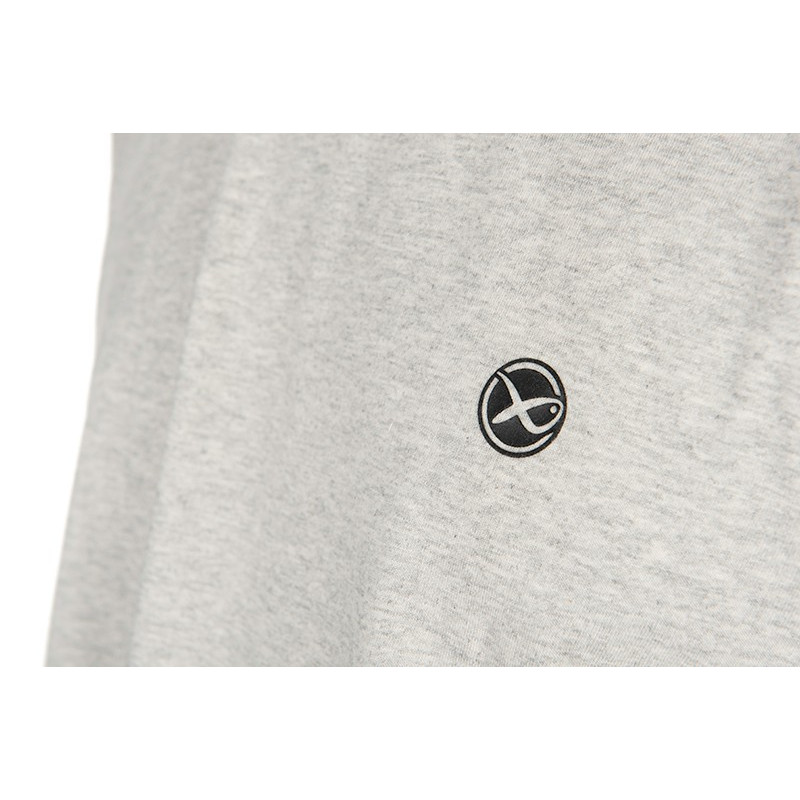 T-Shirt Matrix Large Logo T-shirt (Marl Grey / Lime) - roz. XXXL - Centrum wędkarskie - Sklep wędkarski Jarofishing