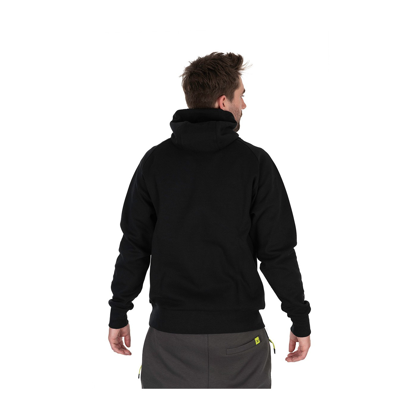 Bluza Matrix Black Edition Hoody (Black / Lime) Roz. M - Centrum wędkarskie - Sklep wędkarski Jarofishing
