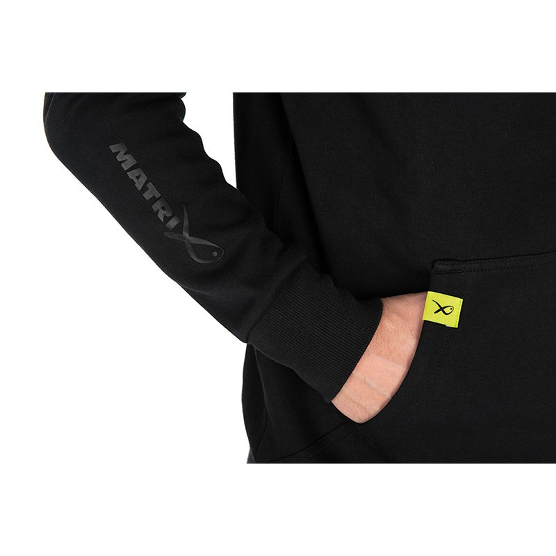 Bluza Matrix Black Edition Hoody (Black / Lime) Roz. XXL - Centrum wędkarskie - Sklep wędkarski Jarofishing