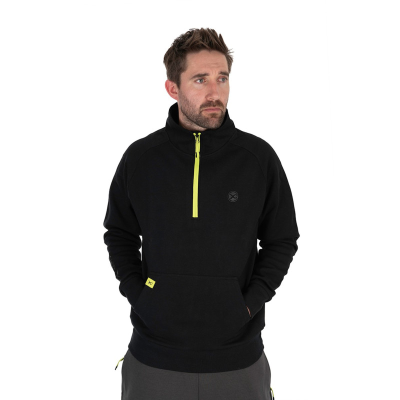 Bluza Matrix Black ¼ Zip Sweater (Black / Lime) Roz. L - Centrum wędkarskie - Sklep wędkarski Jarofishing Bluza Matrix Black ¼ Zip Sweater (Black / Lime) Roz. L - Centrum wędkarskie - Sklep wędkarski Jarofishing