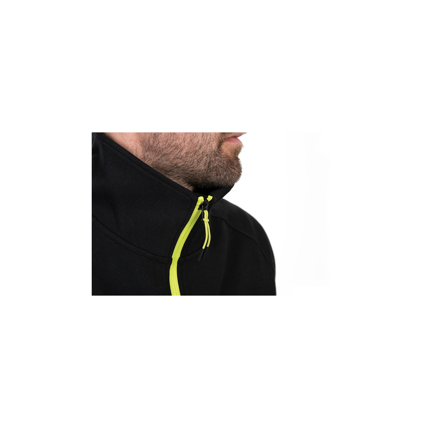 Bluza Matrix Black ¼ Zip Sweater (Black / Lime) Roz. L - Centrum wędkarskie - Sklep wędkarski Jarofishing Bluza Matrix Black ¼ Zip Sweater (Black / Lime) Roz. L - Centrum wędkarskie - Sklep wędkarski Jarofishing