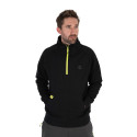 Bluza Matrix Black ¼ Zip Sweater (Black / Lime) Roz. XXL - Centrum wędkarskie - Sklep wędkarski Jarofishing