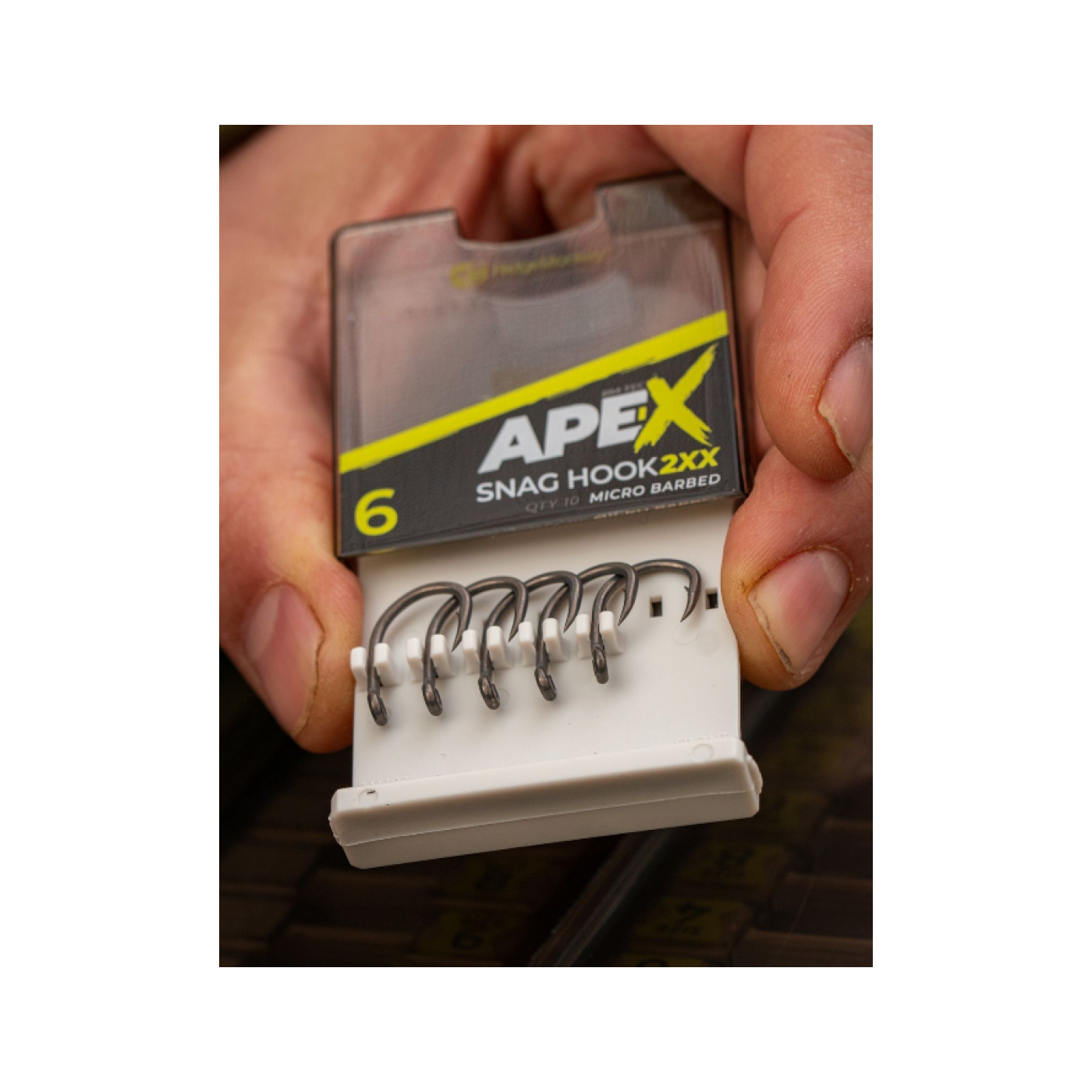 RidgeMonkey Ape-X Snag Hook 2XX Barbed ROZ.6 - Centrum wędkarskie - Sklep wędkarski Jarofishing
