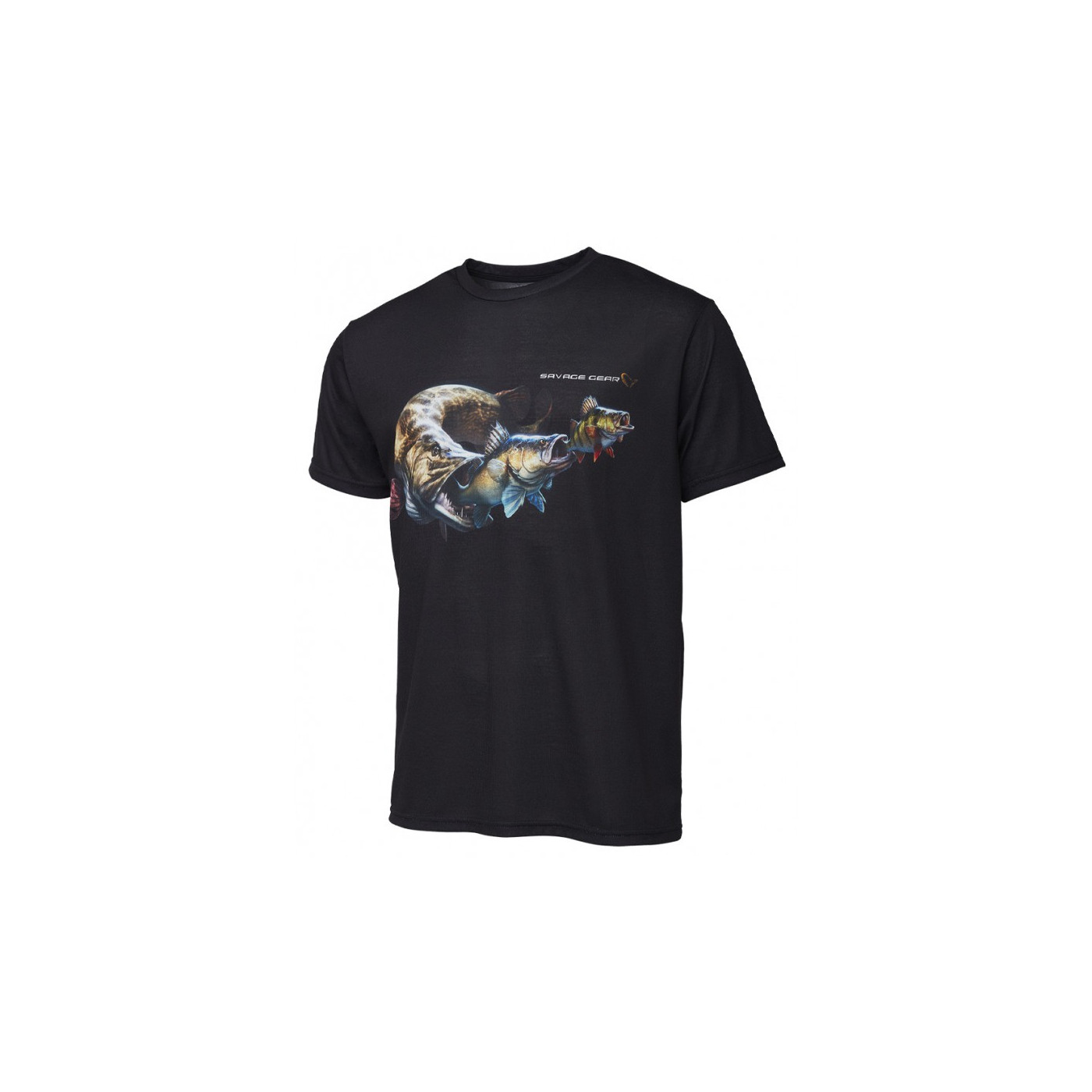 Koszulka Savage Gear Cannibal Tee Black Roz.M - Centrum wędkarskie - Sklep wędkarski Jarofishing Koszulka Savage Gear Cannibal Tee Black Roz.M - Centrum wędkarskie - Sklep wędkarski Jarofishing
