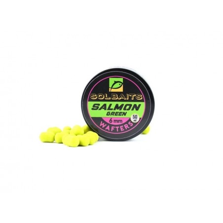 Solbaits Wafters Salmon Green 6mm