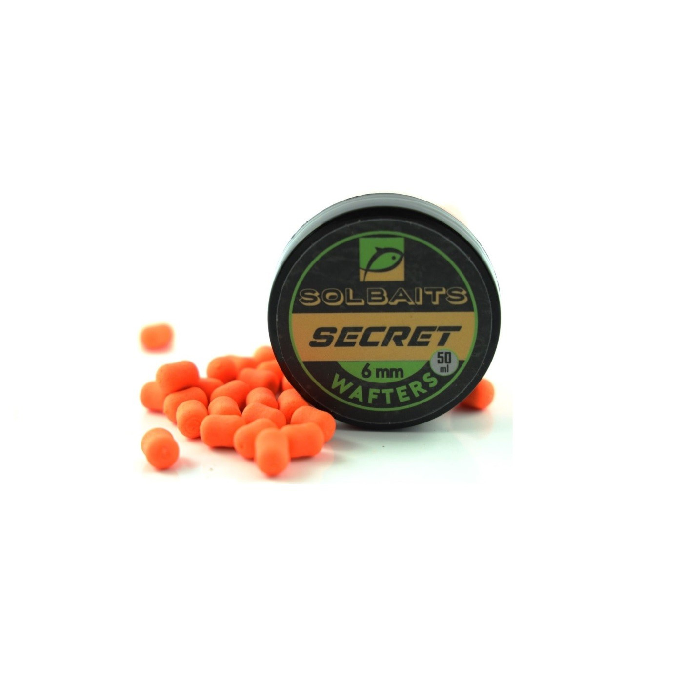 Solbaits Wafters Secret Pomarańczowy 6mm - Centrum wędkarskie - Sklep wędkarski Jarofishing