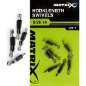 Łączniki Matrix Hooklength Swivels - 14 - Centrum wędkarskie - Sklep wędkarski Jarofishing