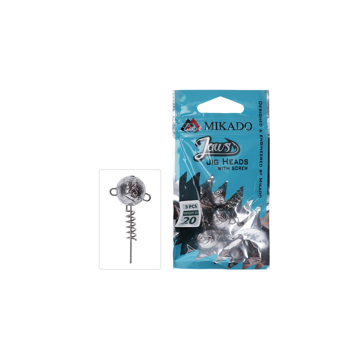 CIĘŻAREK GŁÓWKA MIKADO- JAWS Z WKRĘTEM 5g - op.3szt. - Centrum wędkarskie - Sklep wędkarski Jarofishing CIĘŻAREK GŁÓWKA MIKADO- JAWS Z WKRĘTEM 5g - op.3szt. - Centrum wędkarskie - Sklep wędkarski Jarofishing