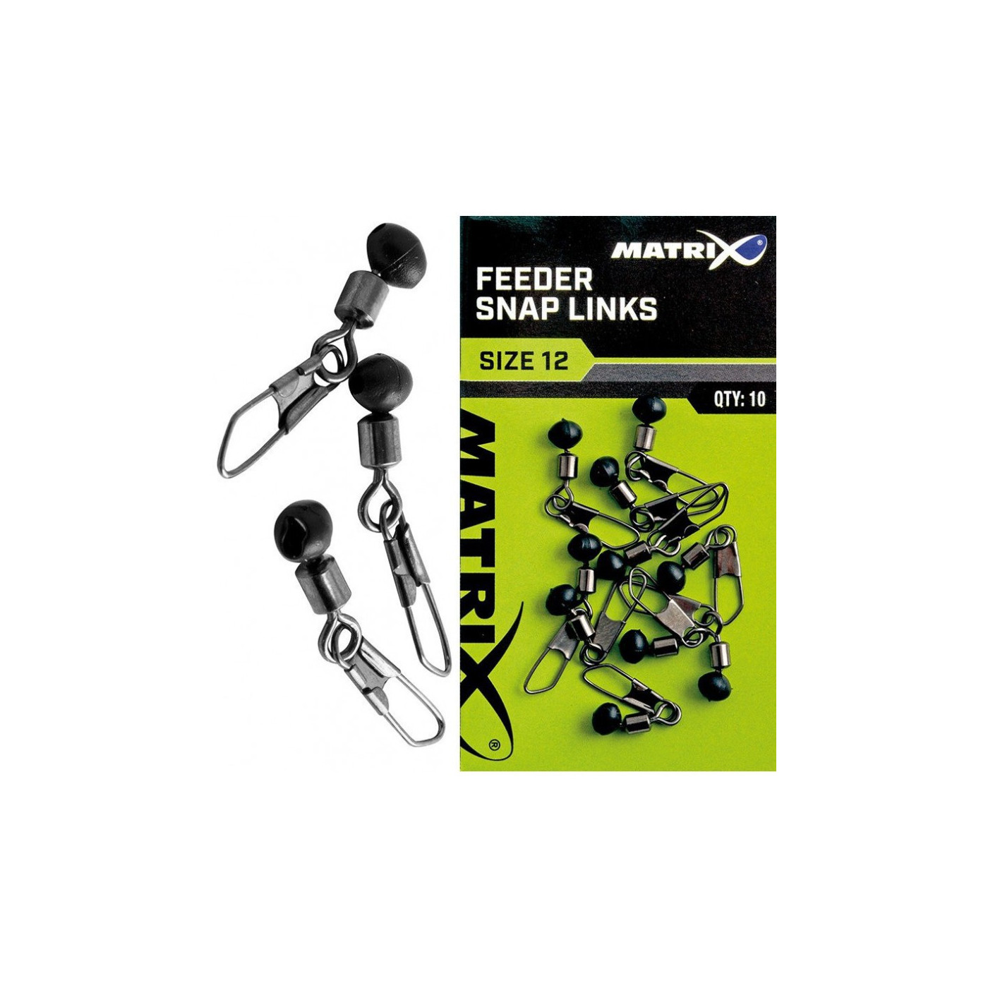 Łącznik Matrix Feeder Bead Snap Links - 12 - Centrum wędkarskie - Sklep wędkarski Jarofishing