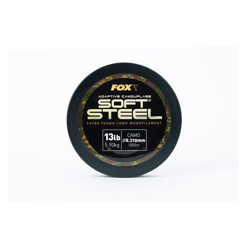 FOX ŻYŁKA ADAPTIVE CAMOUFLAGE SOFT STEEL 0,31MM - Centrum wędkarskie - Sklep wędkarski Jarofishing
