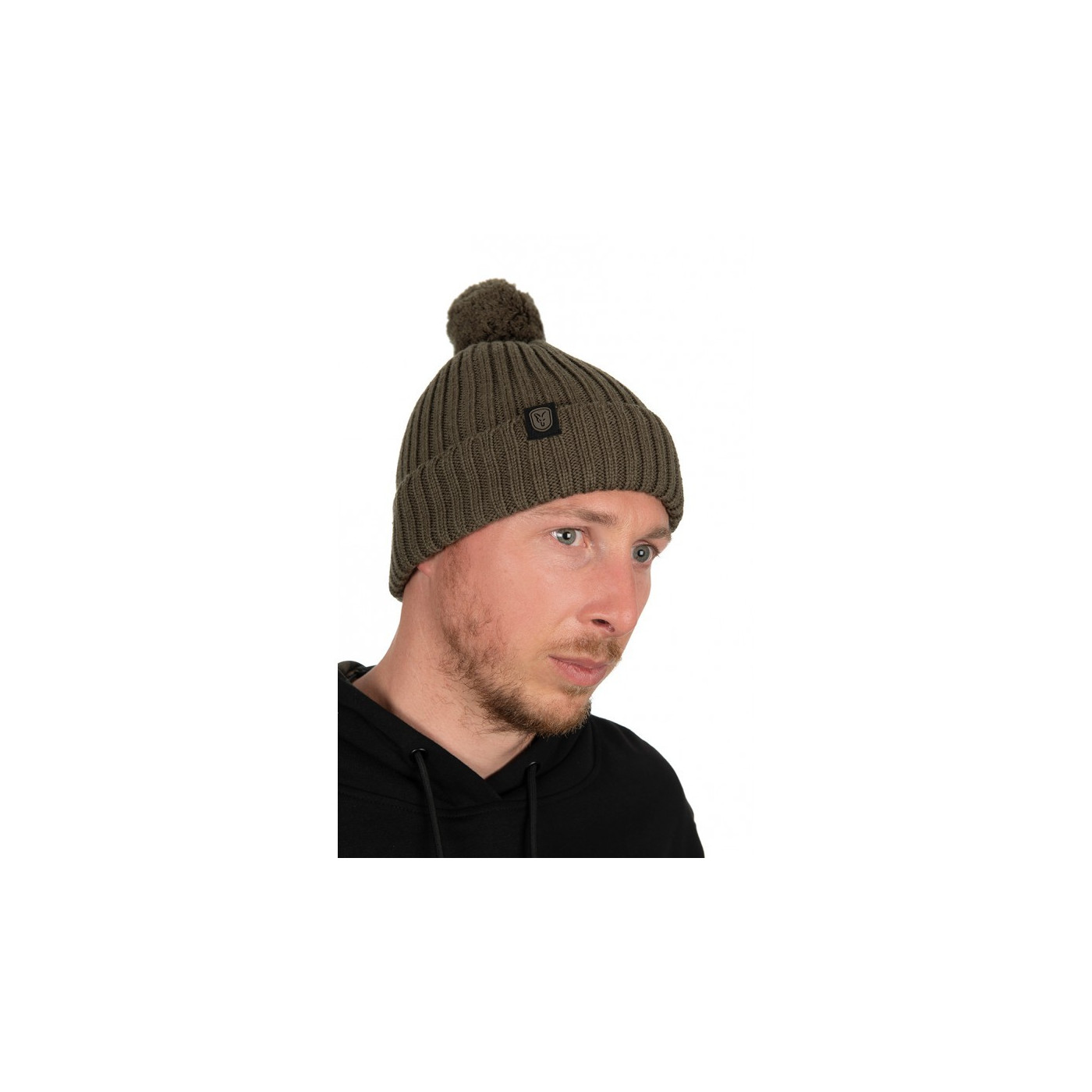 FOX CZAPKA Merino Bobble Olive - Centrum wędkarskie - Sklep wędkarski Jarofishing