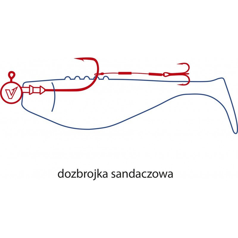 Dozbrojka sandaczowa Dragon kotwica roz.6 - 6cm - Centrum wędkarskie - Sklep wędkarski Jarofishing