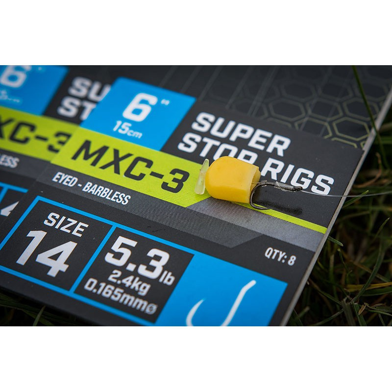 Przypony Matrix MXC-3 Super Stop Rig 6" / 15cm - roz. 16 - Centrum wędkarskie - Sklep wędkarski Jarofishing