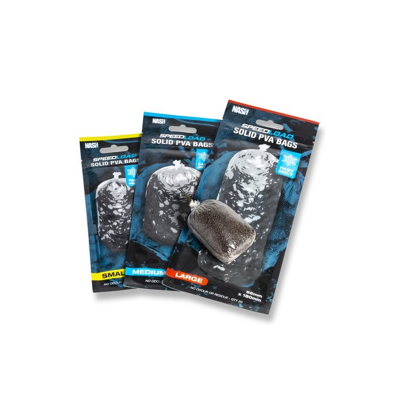 Nash Speedload Solid PVA Bag Large / Fast Melt 85mm / 180mm - Centrum wędkarskie - Sklep wędkarski Jarofishing Nash Speedload Solid PVA Bag Large / Fast Melt 85mm / 180mm - Centrum wędkarskie - Sklep wędkarski Jarofishing