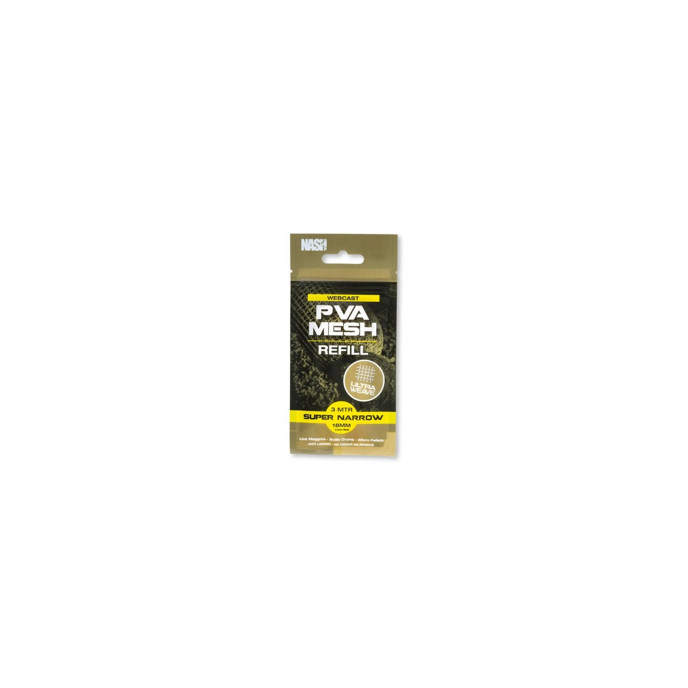 Nash Webcast Ultra Weave PVA Refill Super Narrow 18mm / 3m - Centrum wędkarskie - Sklep wędkarski Jarofishing Nash Webcast Ultra Weave PVA Refill Super Narrow 18mm / 3m - Centrum wędkarskie - Sklep wędkarski Jarofishing