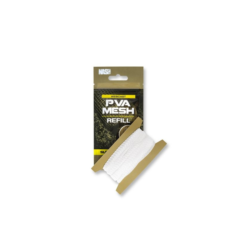 Nash Webcast Ultra Weave PVA Refill Super Narrow 18mm / 3m - Centrum wędkarskie - Sklep wędkarski Jarofishing Nash Webcast Ultra Weave PVA Refill Super Narrow 18mm / 3m - Centrum wędkarskie - Sklep wędkarski Jarofishing