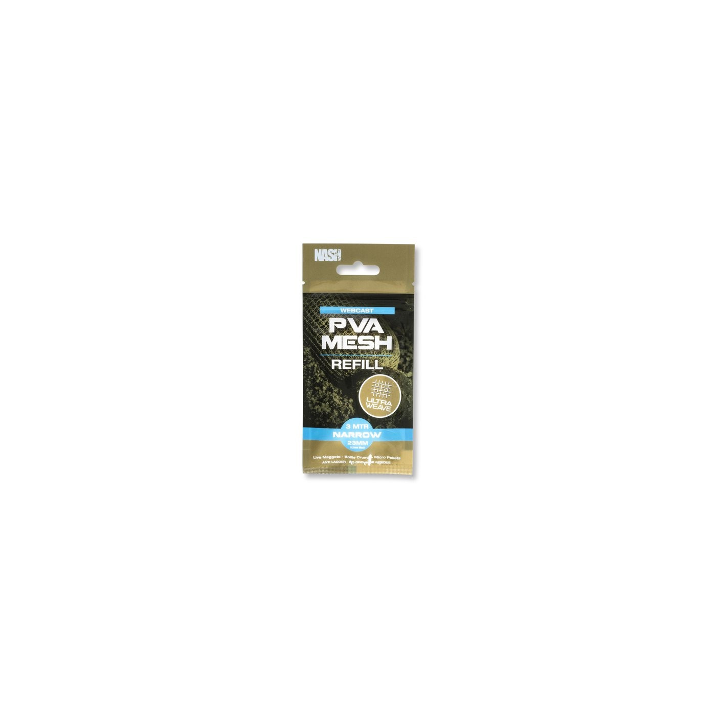 Nash Webcast Ultra Weave PVA Refill Narrow 23mm / 3m - Centrum wędkarskie - Sklep wędkarski Jarofishing