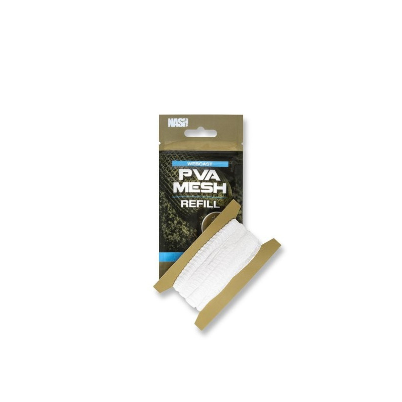 Nash Webcast Ultra Weave PVA Refill Narrow 23mm / 3m - Centrum wędkarskie - Sklep wędkarski Jarofishing