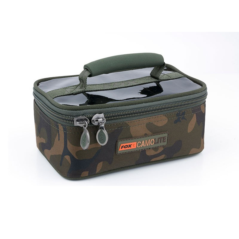 Fox Camolite Rigid Lead & Bits Bag - Centrum wędkarskie - Sklep wędkarski Jarofishing