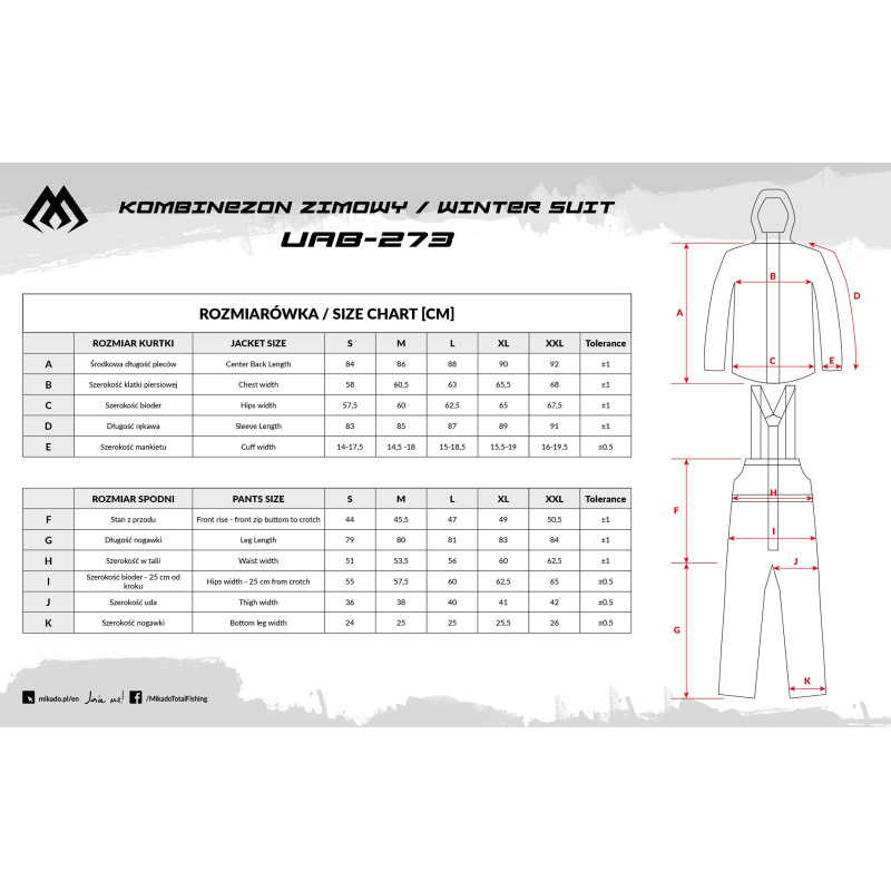 KOMBINEZON ZIMOWY -MIKADO - XL - op.1 kpl. - Centrum wędkarskie - Sklep wędkarski Jarofishing KOMBINEZON ZIMOWY -MIKADO - XL - op.1 kpl. - Centrum wędkarskie - Sklep wędkarski Jarofishing