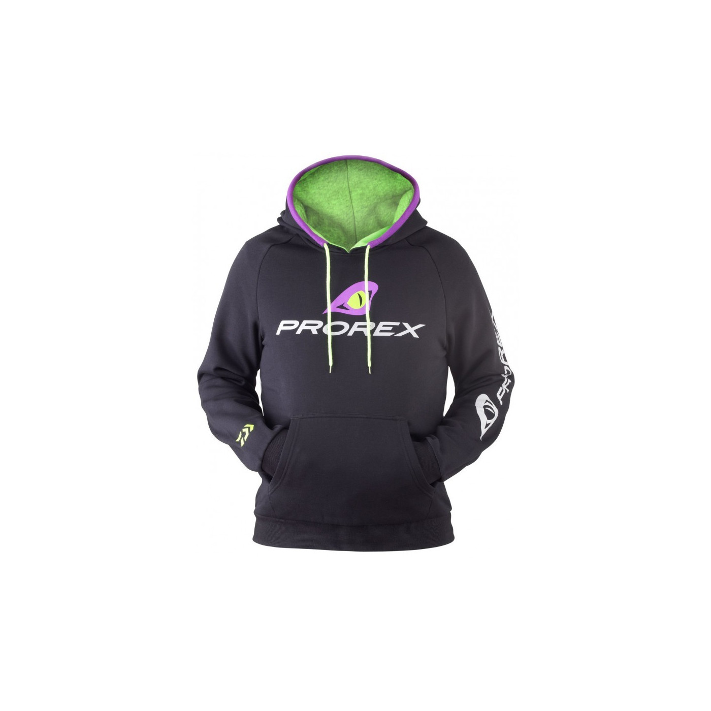 Bluza Daiwa Prorex Hoodie Schwarz Roz. XL - Centrum wędkarskie - Sklep wędkarski Jarofishing