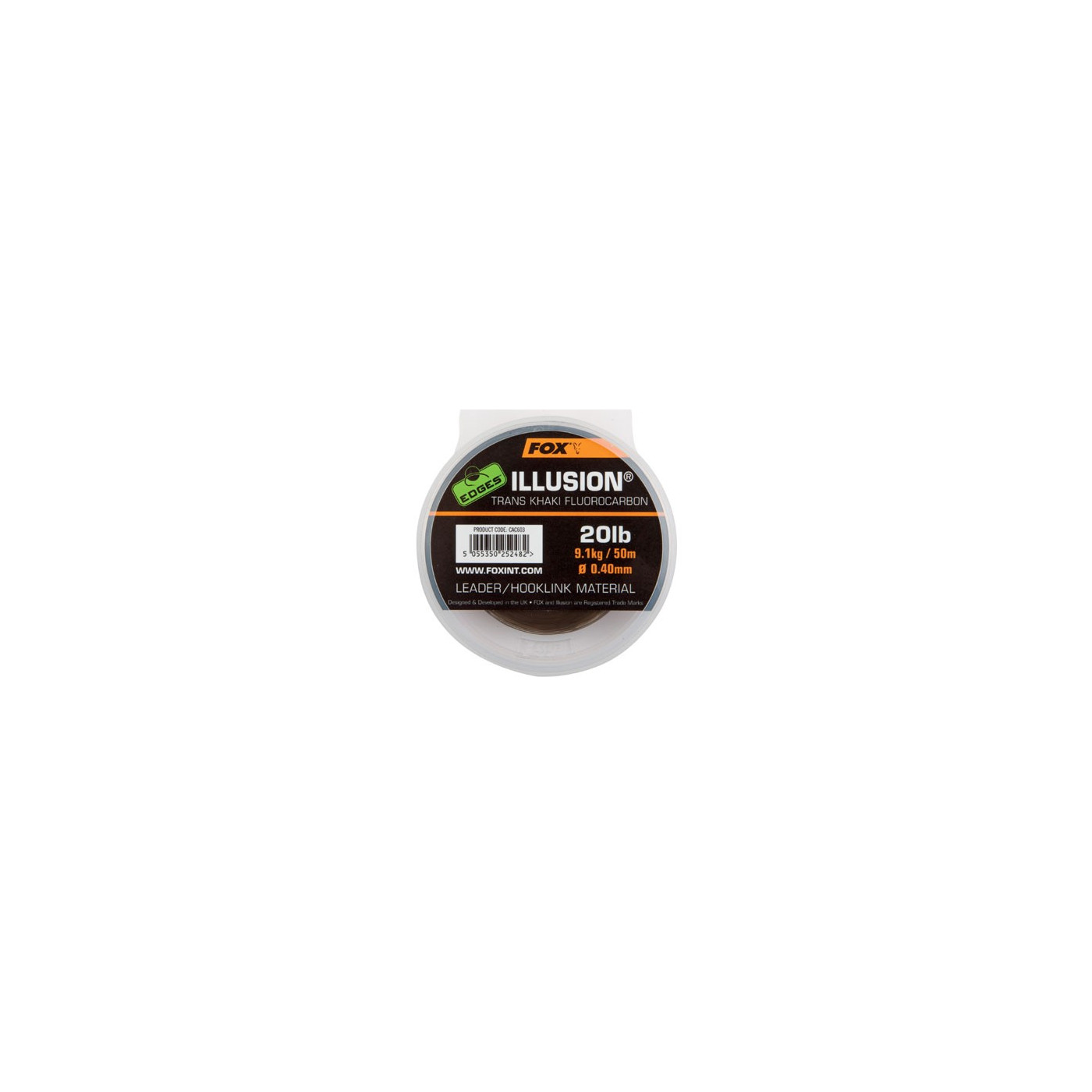 Fluorocarbon Fox Edges Illusion Leader 0,50mm Trans Khaki - Centrum wędkarskie - Sklep wędkarski Jarofishing Fluorocarbon Fox Edges Illusion Leader 0,50mm Trans Khaki - Centrum wędkarskie - Sklep wędkarski Jarofishing