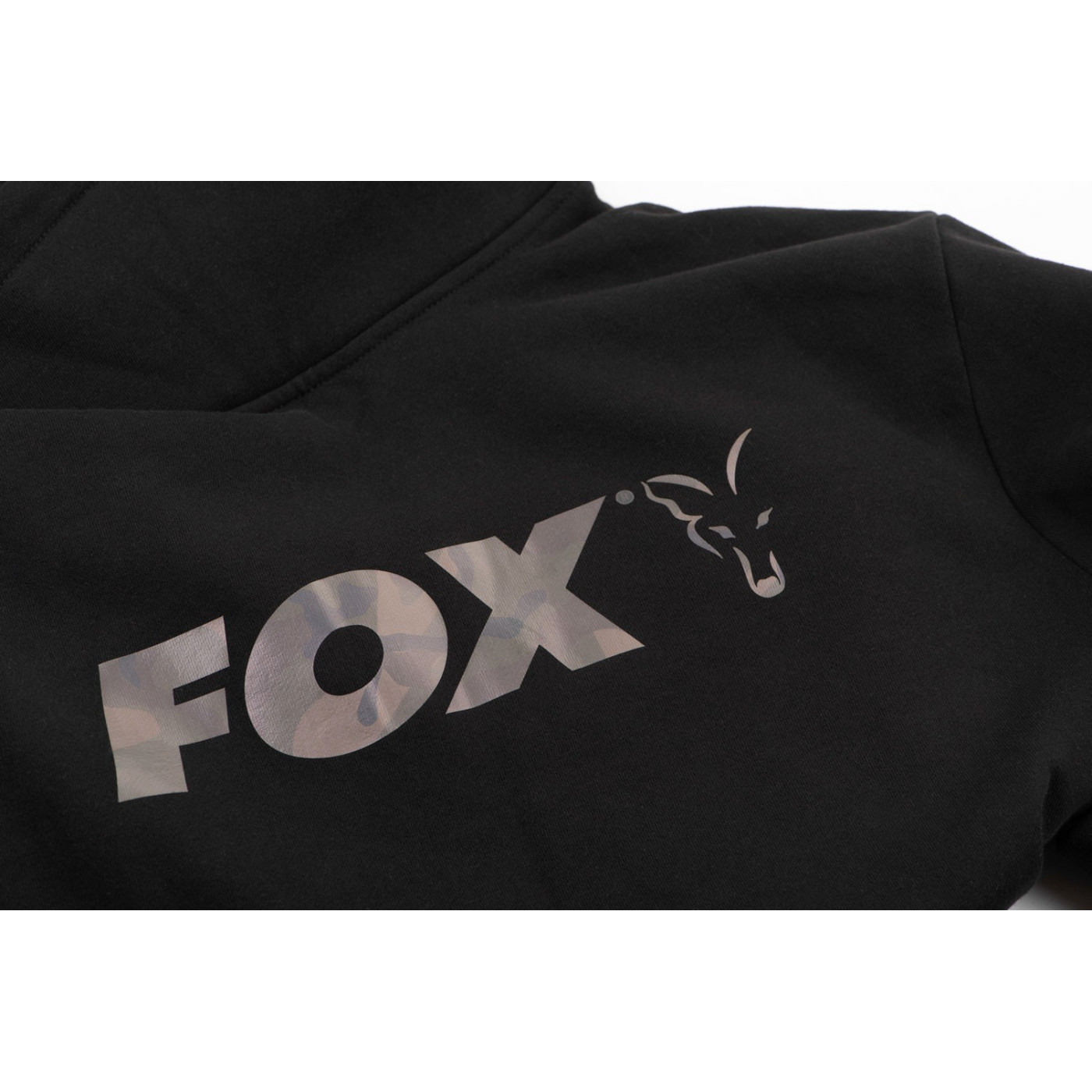 Bluza Fox Black / Camo Print Roz.XXL - Centrum wędkarskie - Sklep wędkarski Jarofishing
