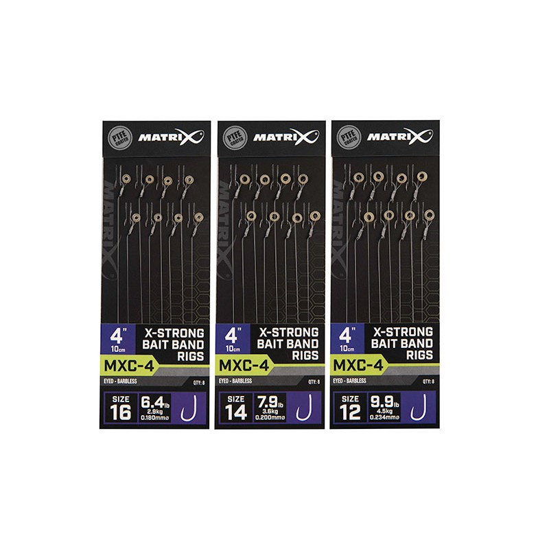 Przypony Matrix MXC-4 X-Strong Bait Band Rig 4" / 10cm - roz. 16 - Centrum wędkarskie - Sklep wędkarski Jarofishing Przypony Matrix MXC-4 X-Strong Bait Band Rig 4" / 10cm - roz. 16 - Centrum wędkarskie - Sklep wędkarski Jarofishing