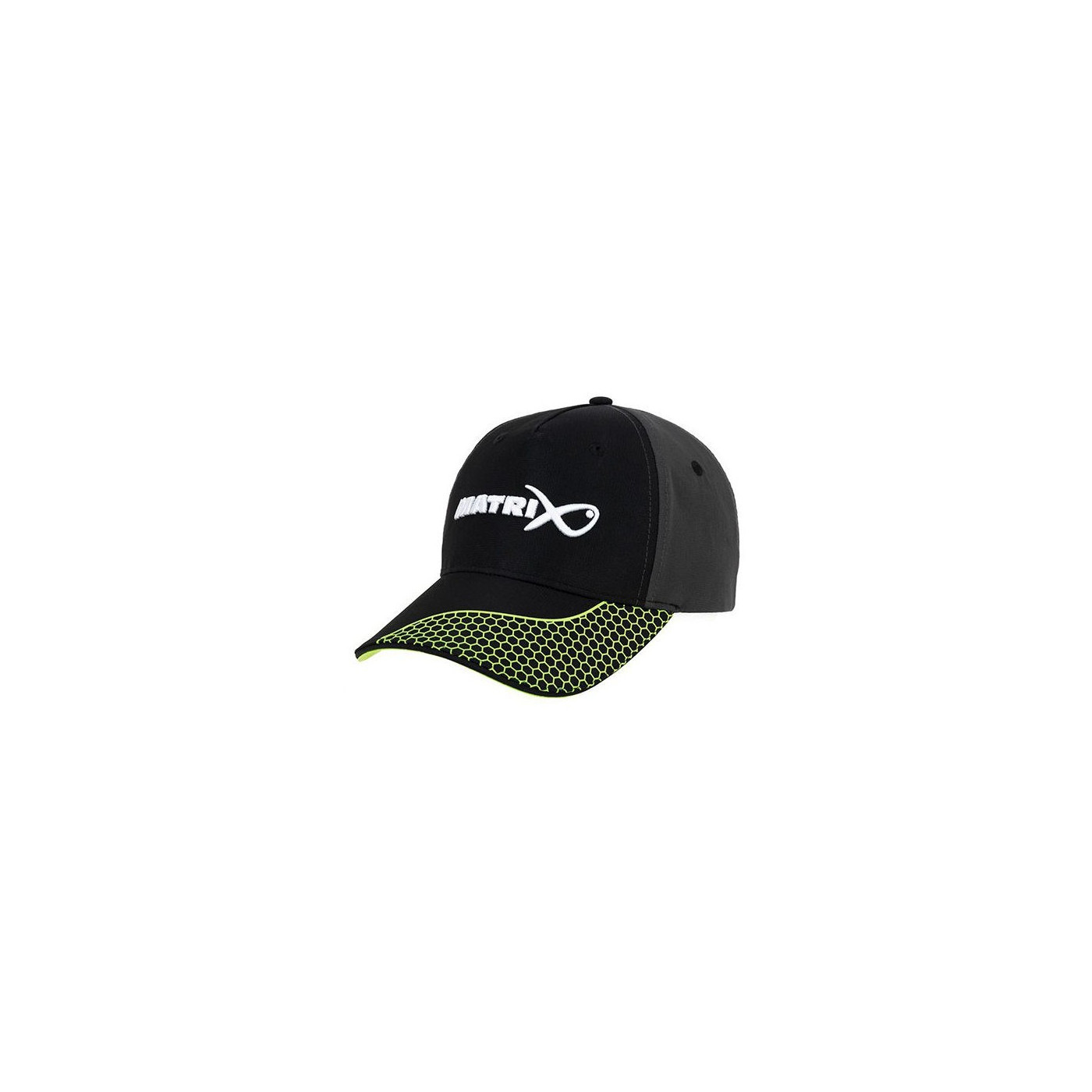 Czapka Matrix - Grey/Lime Baseball Cap - Centrum wędkarskie - Sklep wędkarski Jarofishing