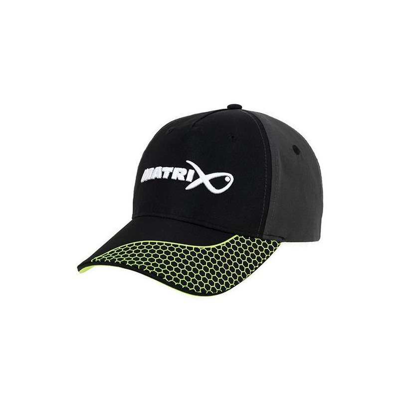 Czapka Matrix - Grey/Lime Baseball Cap - Centrum wędkarskie - Sklep wędkarski Jarofishing