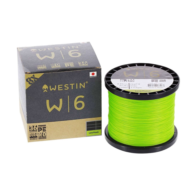Plecionka Westin W6 8 Braid Lime Punch 0,10mm 3,8KG 135m - Centrum wędkarskie - Sklep wędkarski Jarofishing Plecionka Westin W6 8 Braid Lime Punch 0,10mm 3,8KG 135m - Centrum wędkarskie - Sklep wędkarski Jarofishing