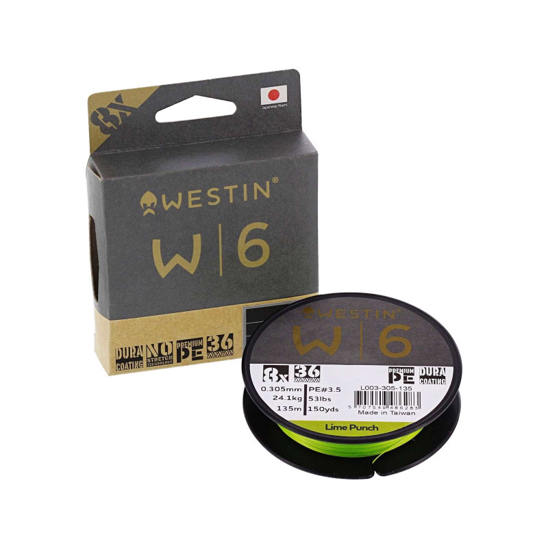 Plecionka Westin W6 8 Braid Lime Punch 0,10mm 3,8KG 135m - Centrum wędkarskie - Sklep wędkarski Jarofishing Plecionka Westin W6 8 Braid Lime Punch 0,10mm 3,8KG 135m - Centrum wędkarskie - Sklep wędkarski Jarofishing