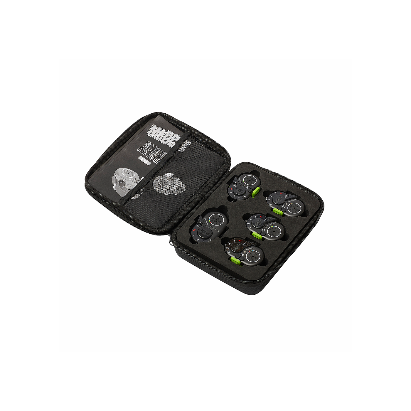 Sygnalizatory MadCat SMART ALARM MCL SET 3+1 MULTICOLOR - Centrum wędkarskie - Sklep wędkarski Jarofishing